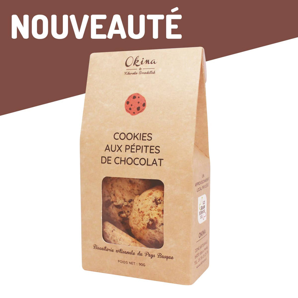 Cookies aux pépites de chocolat en étui 90g