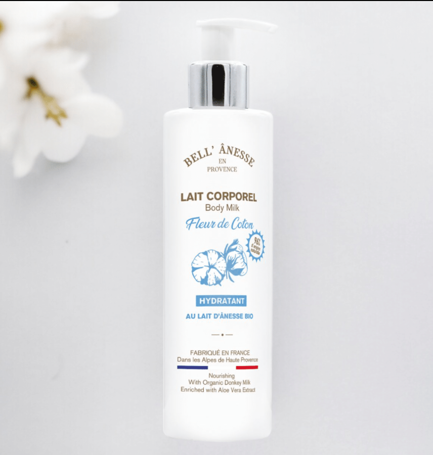 LAIT CORPOREL FLEUR DE COTON AU LAIT D’ANESSE BIO 250ML