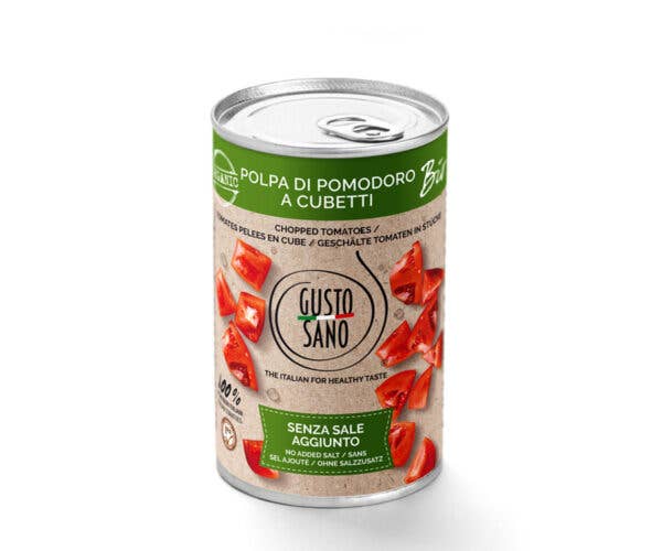 Pulpe de tomates en dés bio 400 g