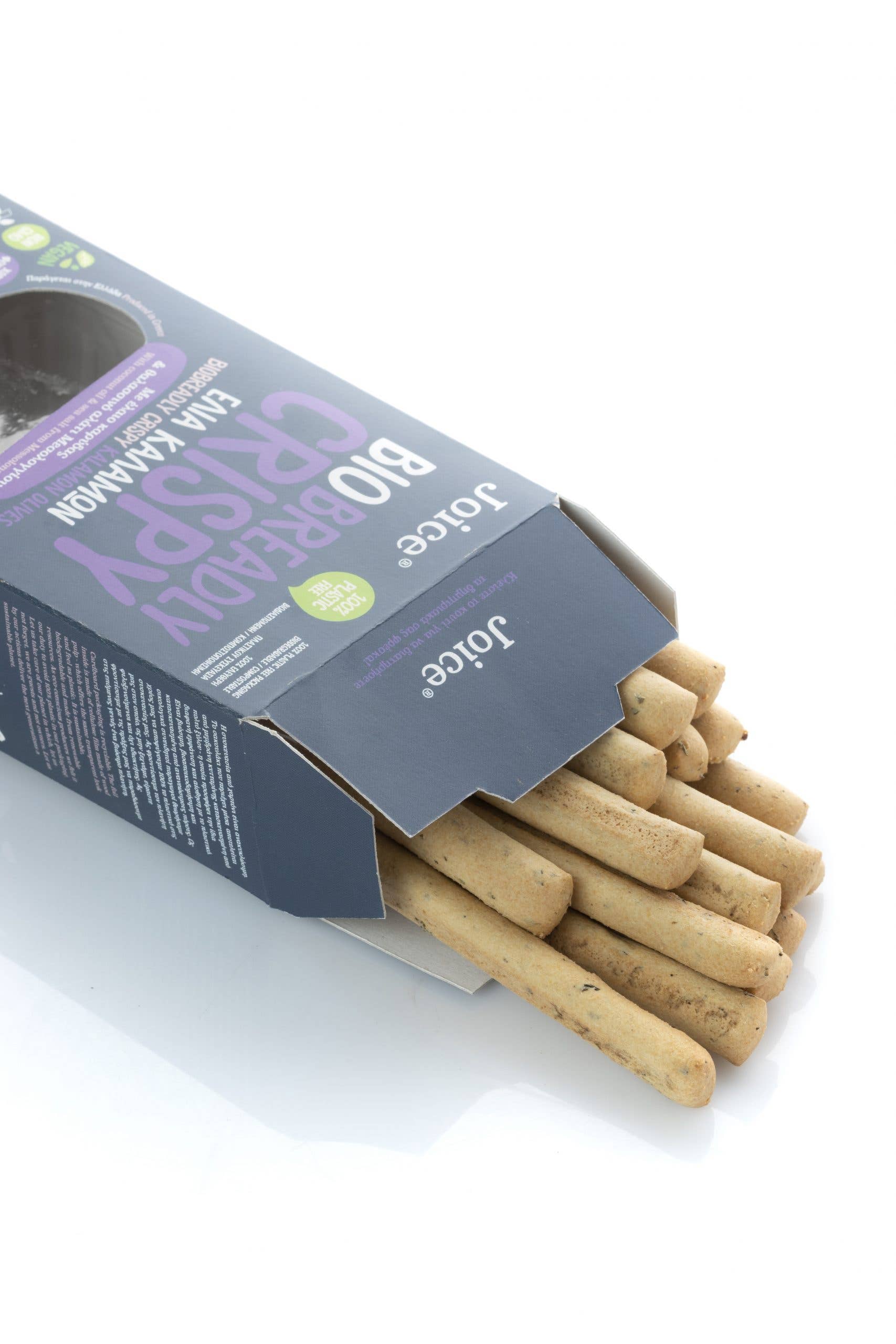 Gressins biologiques aux olives Kalamata 120g