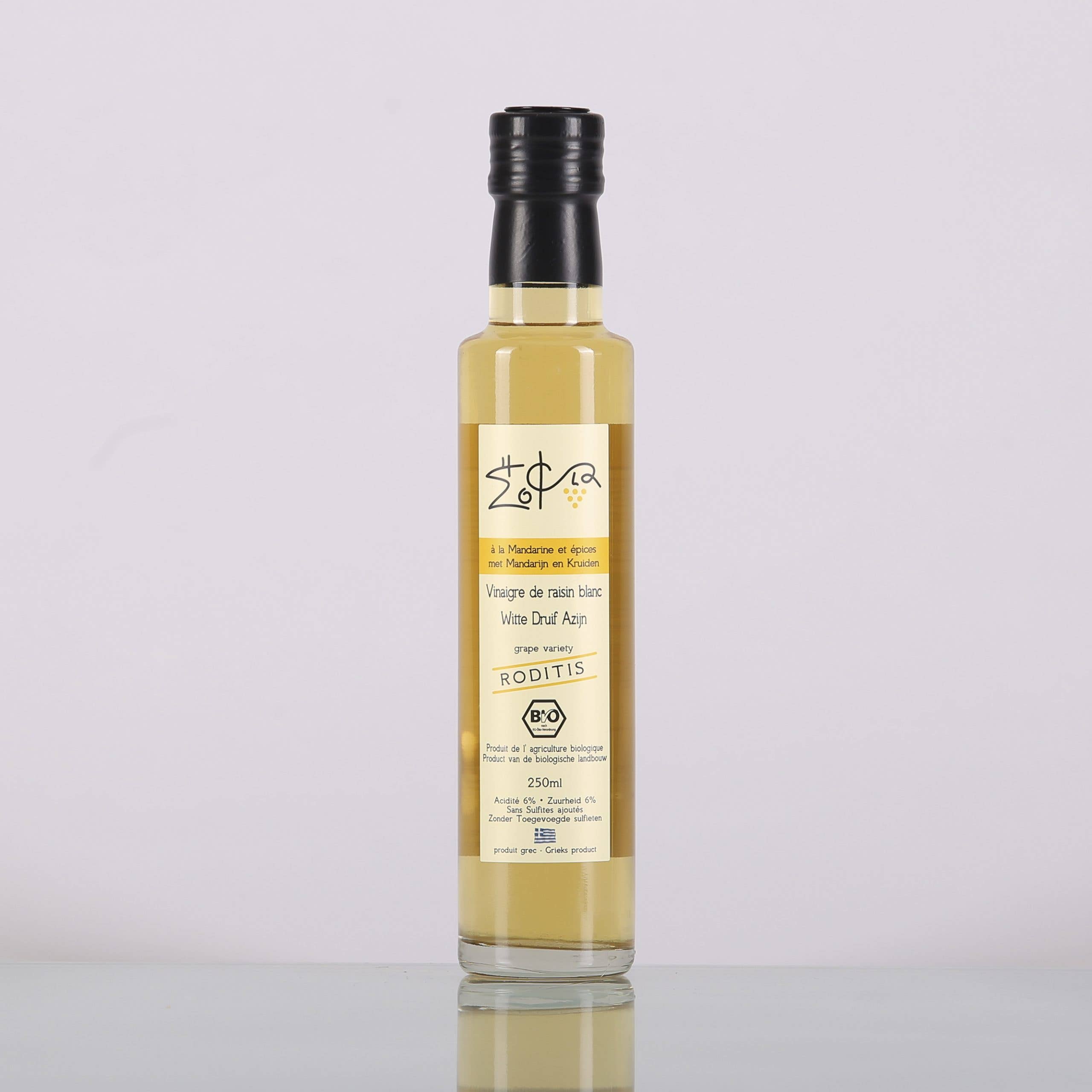 Vinaigre Blanc biologique aux Mandarine et Epices 250ml